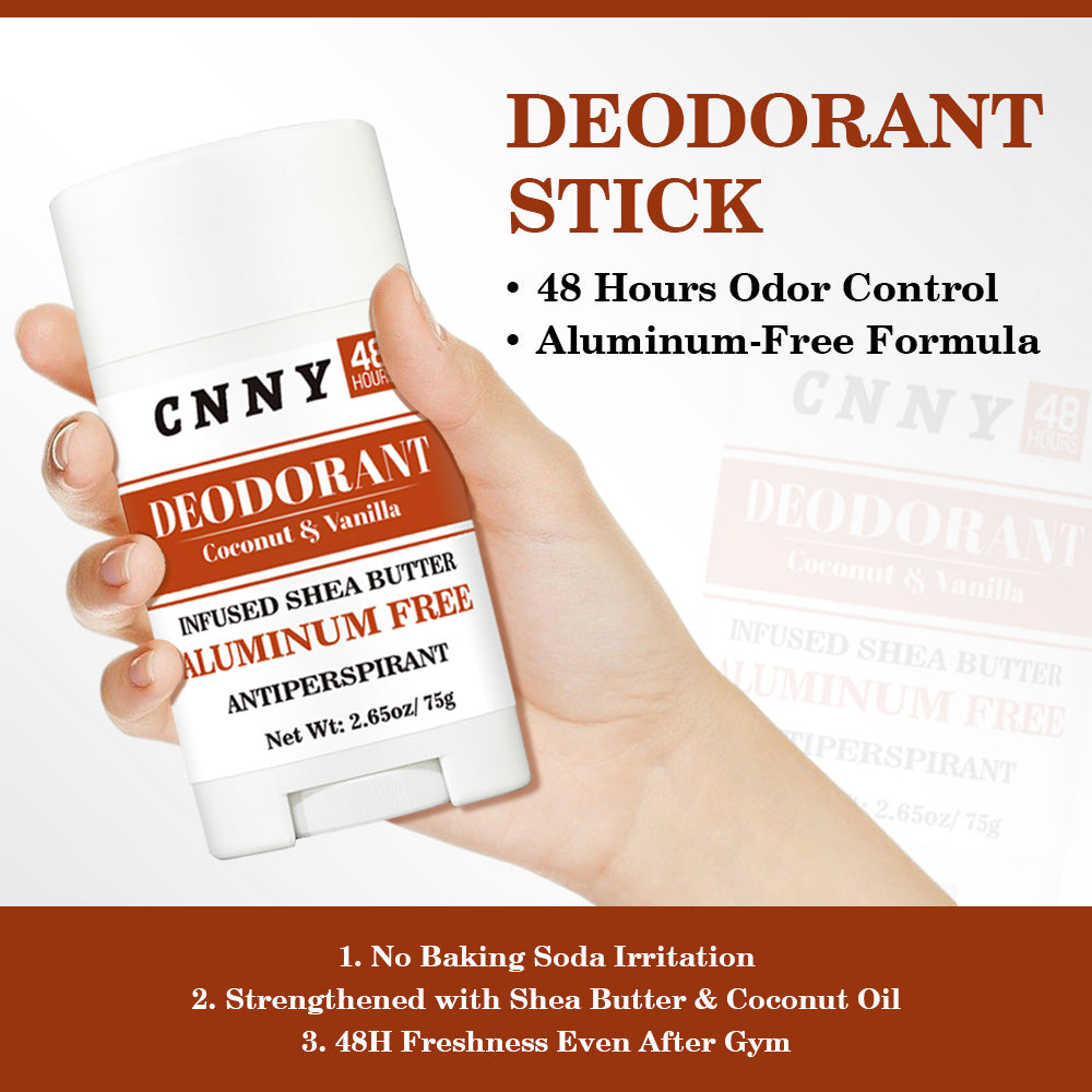 Coconut & Vanilla Deodorant for Women & Men, Aluminum-Free 75g