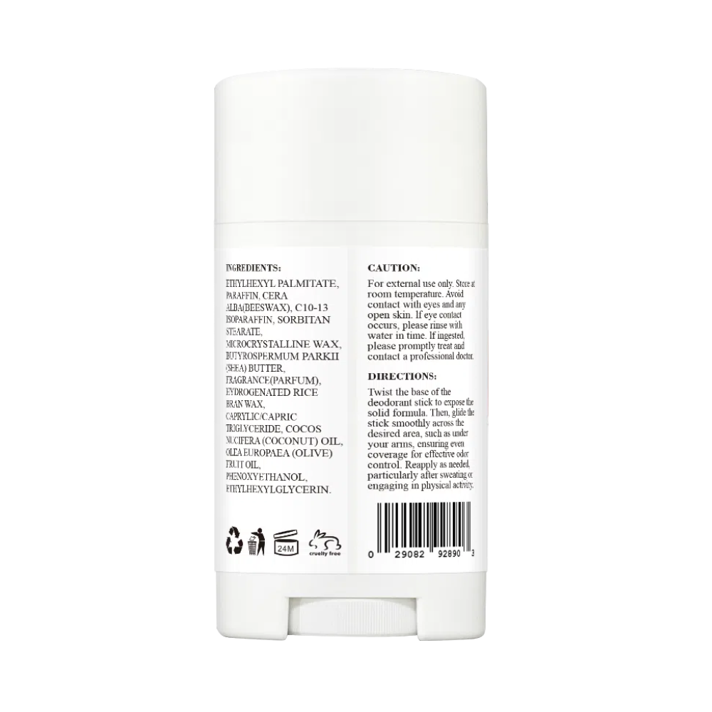 Coconut & Vanilla Deodorant for Women & Men, Aluminum-Free 75g