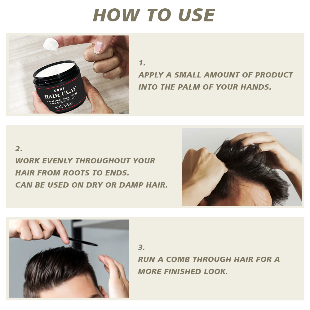 CNNY Hair Styling Clay 3.53 oz